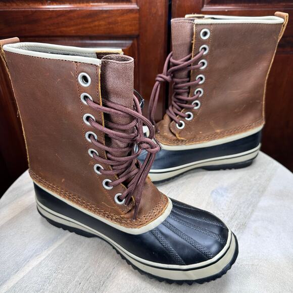 Sorel Shoes - Sorel Womens 1964 Premium Leather Duck Boots Size 8.5 Waterproof Winter Boot New